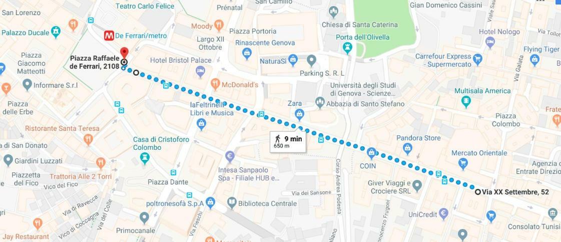 La Maison Nel Cuore Di Genova Free Parking Kültér fotó